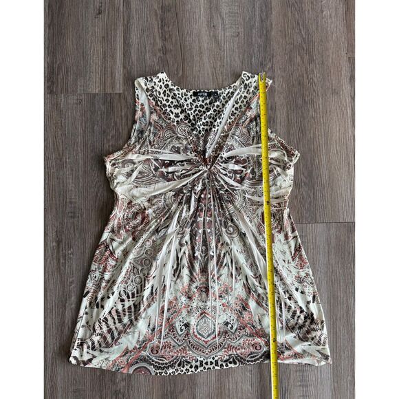 APT 9 Rhinestone runched top - Picture 8 of 8